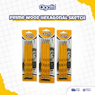 AGATIS Sketch Pencil set of 5 [Prime Series] Drawing Pencil Gradient Pencil 7B, 8B, 9B
