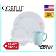 NEW DESIGN Corelle Livingware 16pcs Dandelion