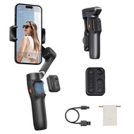 hohem iSteady X3 SE Gimbal Stabilizer for iPhone, Smartphone Foldable Gimbal with Detachable Remote 