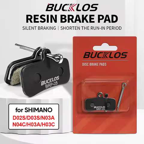 BUCKLOS Resin Bike Brake Pads for SHIMANO N03A H03A D03S Mountain Road Bike Hydraulic Disc Pad Wear-