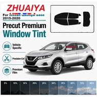 Premium Precut Nano Ceramic Tint For Nissan Qashqai Base 2015-2020 2Mil UV99% IR99% 5-Year Warranty