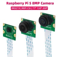 VN Raspberry Pi 5 8MP Camera IMX219 Sensor 77° 130° 200° FOV Fisheye MINI CSI Interface with 15cm FF