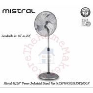 Mistral 18' or 20" Power Industrial Stand Fan MISF1845N | MISF2050N (3 Years Warranty on Motor)