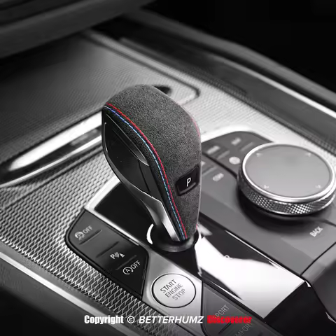 Gear Shift Knob Cover For BMW G20 G21 G22 G23 G26 G42 X3 G01 X4 G02 Z4 G29 Made of Alcantara Tuning 