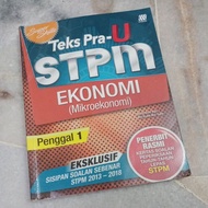 STPM Second Hand Textbook | SASBADI EKONOMI SEM 1