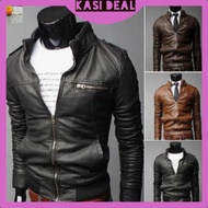 [Hot Item]Leather Jacket-Outerwear-Jaket Kulit-Jaket Lelaki-Men Jacket-Sweater Lelaki-Sweater Men-Jaket Murah