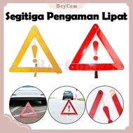 Foldable Car Safety Triangle/ Sign Plastic Warning Sign Emergency Car Safety Triangle