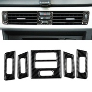 [heaven] Car Carbon Fiber Interior Central Air Vent Outlet Trim For BMW E90 E92 E93