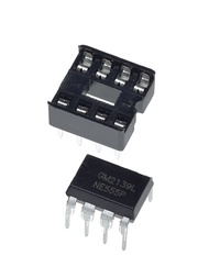NE555 NE555P IC 555 Timer การเขียนโปรแกรม Oscillator 8ขา DIP ซ็อกเก็ต