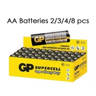 GP Supercell Super Heavy Duty AA Battery Double A 1.5V