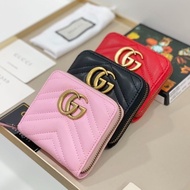 LV_ Bags Gucci_ Bag purse coin purse Women Short Wallet Leather Purse Mini Cardholders Coin Wallets Handbag 646 XAP0