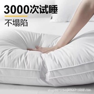 Wholesale Cotton Household Soft Hotel Neck Pillow Dedicated Pillow Five-Star Hotel High Resilience C