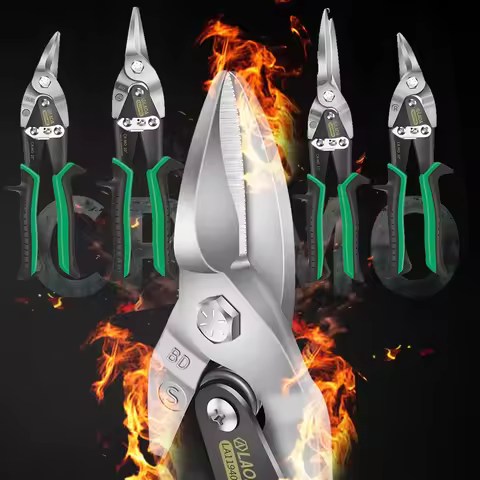 LAOA Aviation Scissor Metal Sheet Cutting Scissor Aviation Snip Straight Cutter Scissor Industrial P