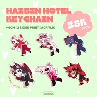 GANTUNGAN Hazbin HOTEL KEYCHAIN | Hazbin HOTEL Keychain (CHARLIE, ALASTOR, ANGEL DUST, VOX, LUCIFER,