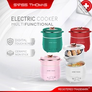 SwissThomas 1.8L Mini Rice Cooker Periuk Nasi Digital Cooking Pot + Steam Tray with Timer Non Stick 