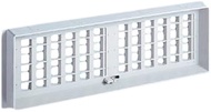 NASTA KS-0311PN-13-LG Square Underfloor Air Vent, 51.2 x 5.1 inches (130 x 130 cm), Light Gray