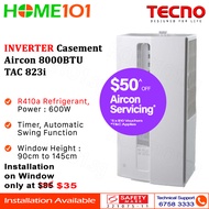 Tecno Inverter Casement Aircon 8000BTU TAC823i I TAC 823i