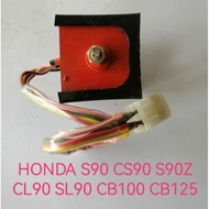 HONDA S90 CS90 S90Z CL90 SL90 CB100 CB125 RECTIFIER REGULATOR 4 PLUG WIRE MADE IN JAPAN