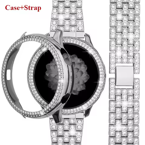 Strap Case Protector For Samsung Galaxy Watch 6 5 40mm 44mm Metal Bracelet For Galaxy Watch 4 44mm 4
