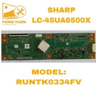 SHARP TV TCON BOARD LC-45UA6500X
