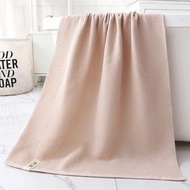 全城熱賣 - 純棉華夫格浴巾 全棉a類 日系蜂窩純棉柔軟吸水加厚大浴巾（平行進口）