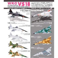 F-toys WKC VS18 F5E Tiger II Phantom III 1/144 Semi-finished Product Fighter Model Decoration Ready 