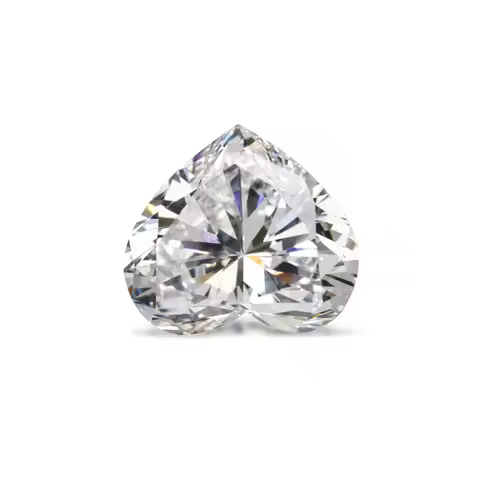 Heart Lab Grown Diamond with IGI GIA certificate D E F VVS Synthetic Diamond Custom Jewelry 1ct 2ct 
