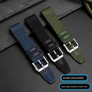 20/21/22mm High quality Nylon Calfskin Leather Watch strap Fit for IWC Pilot SPITFIRE MARK18 Portofi