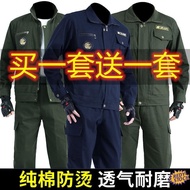 ✨Ready Stock✨ Safety Work Jacket Pakaian kerja kimpalan Cotton work clothes men's jacket labor prote