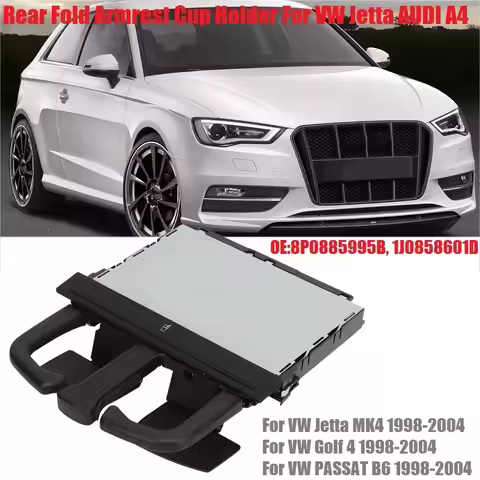 For Jetta Golf MK4 MK5 Passat B6 -Audi A3 A4 A5 A6 1PC Car Dash Cup Holder Rear Seat Armrest Cup Hol