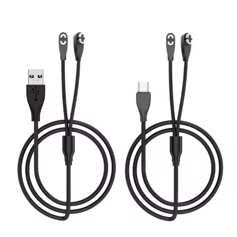 2 in 1 USB Type c 2pin 4pin Power Charging Cable For SHOKZ OpenSwim Pro S710 / AS800/S803/S810/AS700