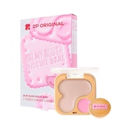 OH MY BLUSH BISCUIT BARE บลัชนัวร์ทูพี 2in1 บลัชบิสกิต2P (5 Colors) โอ้มายบลัช