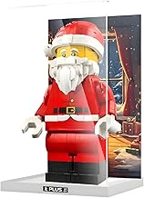 Acrylic display box for lego 40820 Santa Claus building block model, building block acrylic display 