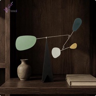 [freneci] Balance Mobile Geometric Desktop Kinetic Balancing Sculpture with Wooden Base Wood Wood Ki