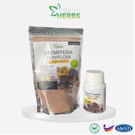 [HALAL JAKIM] Halia Hitam Serbuk & Kapsul | Black Ginger Powder | Kaempferia Parviflora Capsules
