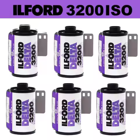 1/3/5/6 Rolls Of ILFORD Delta 3200 Black And White 135 Film British Original For 135 Film Camera Kod