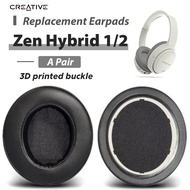 Replacement Earpads for Creative Zen Hybrid/Hybrid2 3D printing buckle Earmuffs Protein Leather Brea