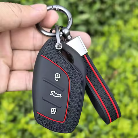 keychain for MG GT 2026 ZS ZX HS GT MG5 VE MG6 Silicone Car remote Key Case Cover fob key shell hold