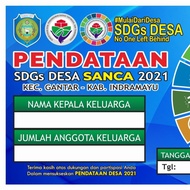 Stiker Pendataan SDGs Desa