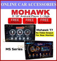 Mohawk T7 or MS Series Car Android player FREE Reverse Camera 1+16gb Android Ply With Casing For Perodua Proton Waze USB