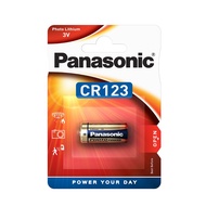 Panasonic CR123 / CR123A Lithium 3V Battery K123L CR17345 (1pc Card)