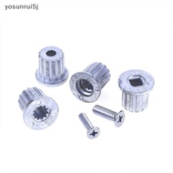 yosunrui5j] Replacement Impeller Center Gear Screw Bottom Plate Metal Axis For Pulsator Washing Mach