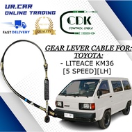 CDK TOYOTA LITEACE KM36 [5 SPEED] [LH] GEAR LEVER CABLE HIGH QUALITY PRODUCT READY STOCK IN MALAYSIA