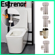 ESTRENAR T Valve Adapter Connector, 3/8' 1/2' 9/16' 15/16' Durable Tee Joint 3 Way T Valve Connector