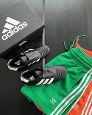 ADIDAS TAEKWONDO 黑色 懶人鞋 足球鞋 跆拳道鞋 JENNIE同款 男女鞋