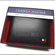 【TOMMY專櫃正品】美國 TOMMY HILIFGER 專櫃購入RFID防盜刷可拆證件套短皮夾禮盒 男用 真皮夾