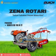 Mesin Bajak Sawah Quick Zena Rotary Lengkap Diesel Kubota Rd 110 Si2T