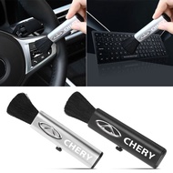 1PC Adjustable Car Conditioning Air Outlet Brush Retractable Cleaning Brush for Chery Tiggo QQ 2 2Pr