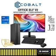 COBALT OFFICE ELF INTEL - Core i5-14400/i7-14700 - 16GB/32GB RAM - 1TB/2TB SSD + CR-808 + Acer Monit