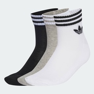 adidas Lifestyle 3-Stripes Ankle Socks 3 Pairs Unisex White JV7437
